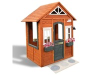 childrens wooden outdoor playhouse